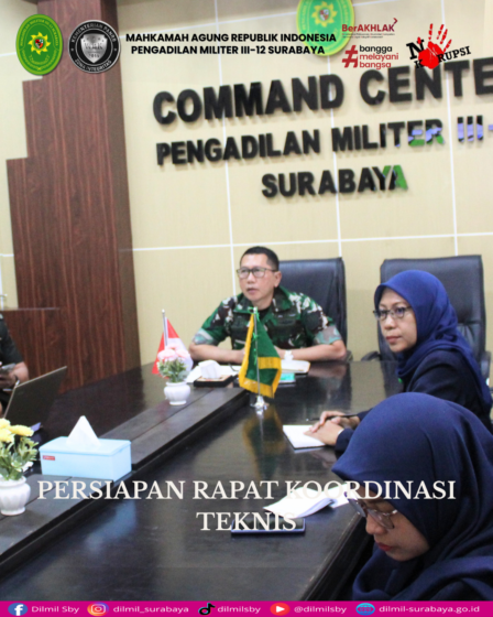 Kegiatan Persiapan Rapat Koordinasi Teknis