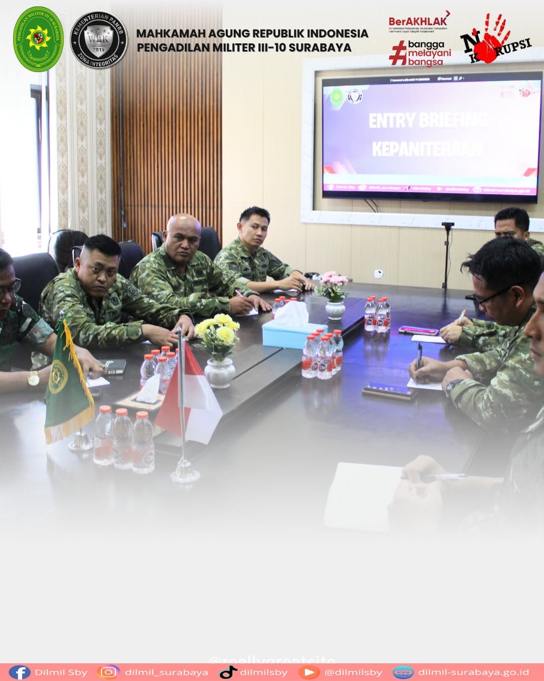 Entry briefing Kepaniteraan