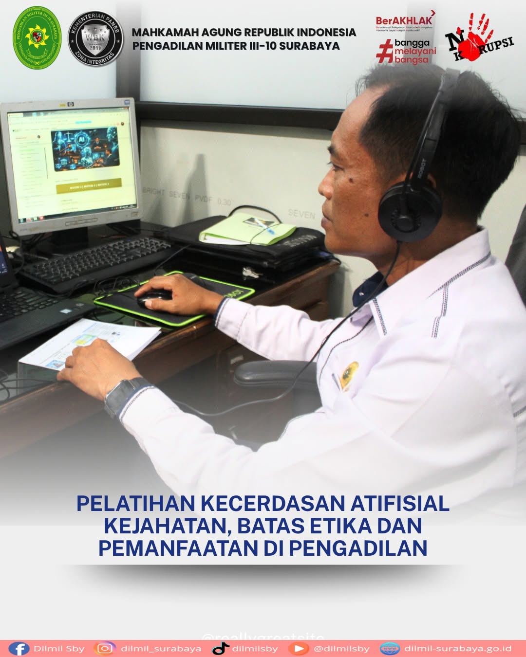 Pelatihan Kecerdasan Atifisial Kejahatan, Batas Etika dan Pemanfaatan di Pengadilan
