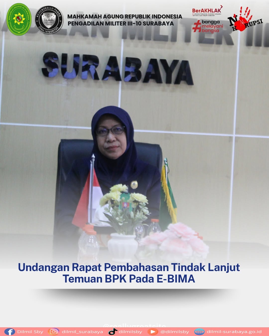 apat Pelaksanakan Tindak Lanjut Atas Temuan Badan Pemeriksaan Keuangan (BPK) Pada E-BIMA