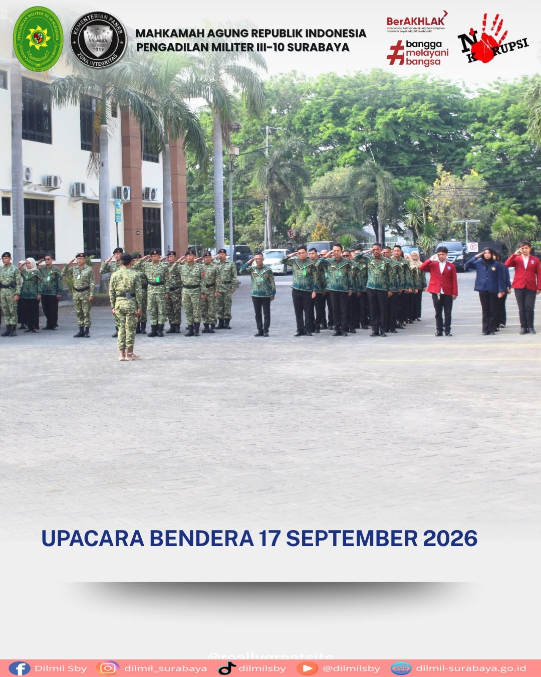 Upacara Bendera 17 September 2026