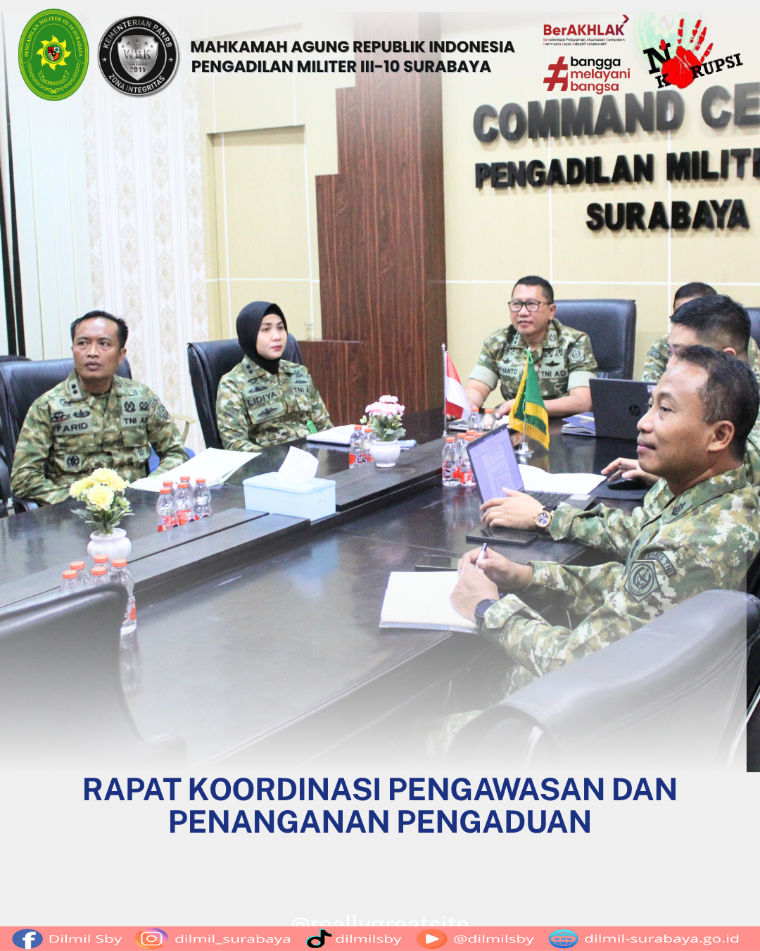 Rapat Koordinasi Pengawasan dan Penanganan Pengaduan