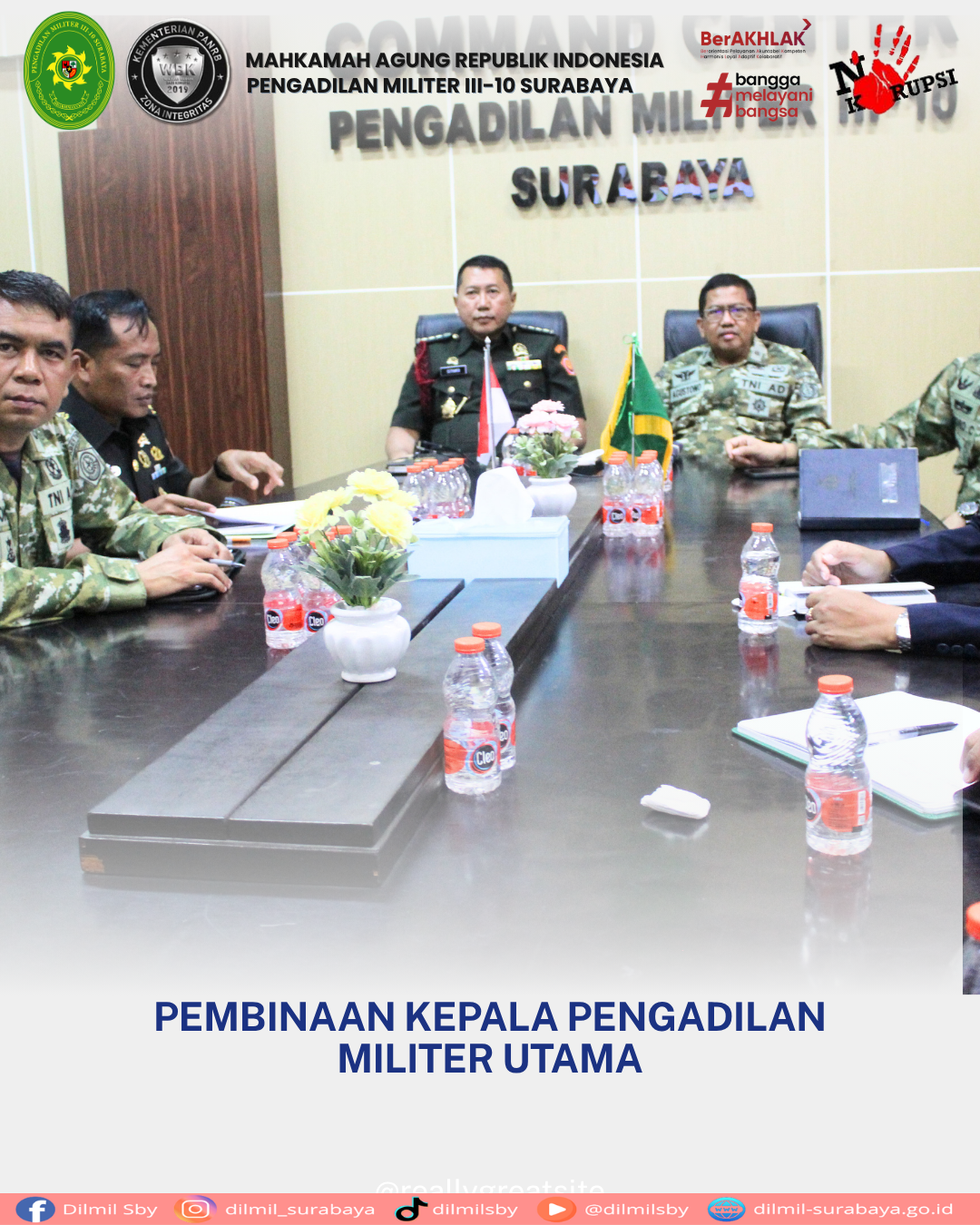 Pembinaan Kepala Pengadilan Militer Utama