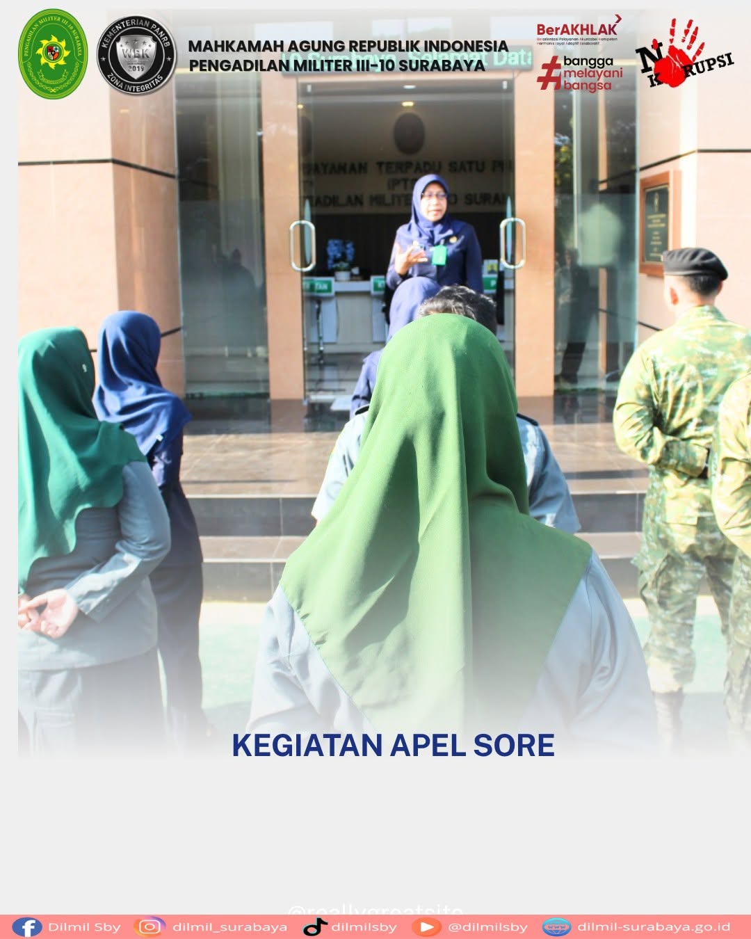 Kegiatan Apel Sore