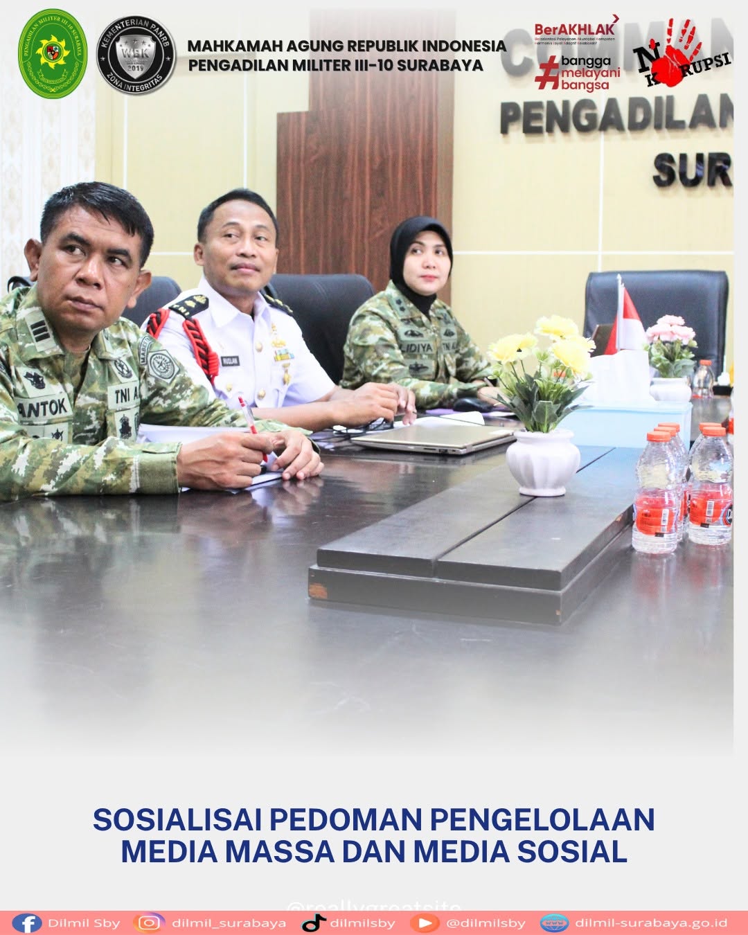 Sosialisasi Pedoman Pengelolaan Media Massa dan Media Sosial