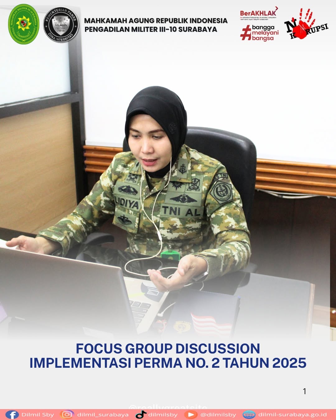 Focus Group Discussion (FGD) implementasi Peraturan Mahkamah Agung Republik Indonesia Nomor 2 Tahun 2025