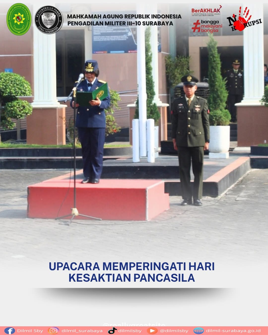 Upacara Memperingati Hari Kesaktian Pancasila