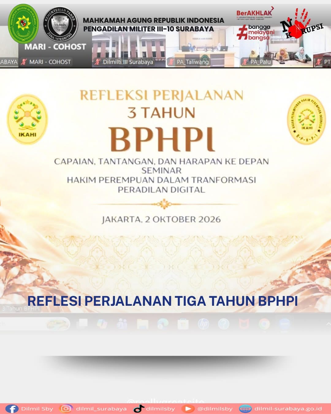 Refleksi Perjalanan Tiga Tahun BPHPI