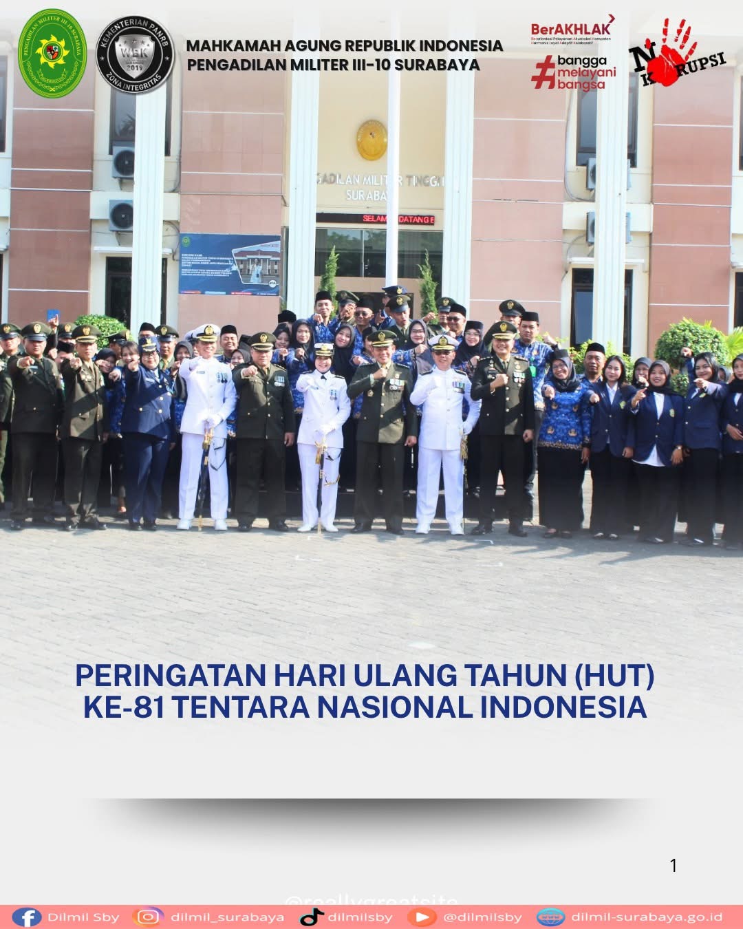 Peringatan HUT Ke-81 TNI